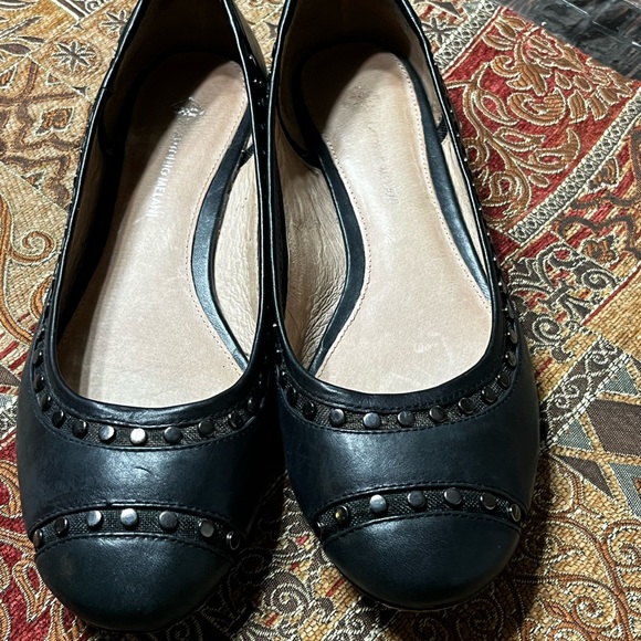 Antonio Melani black ballet flats size 8.5 - Picture 3 of 8
